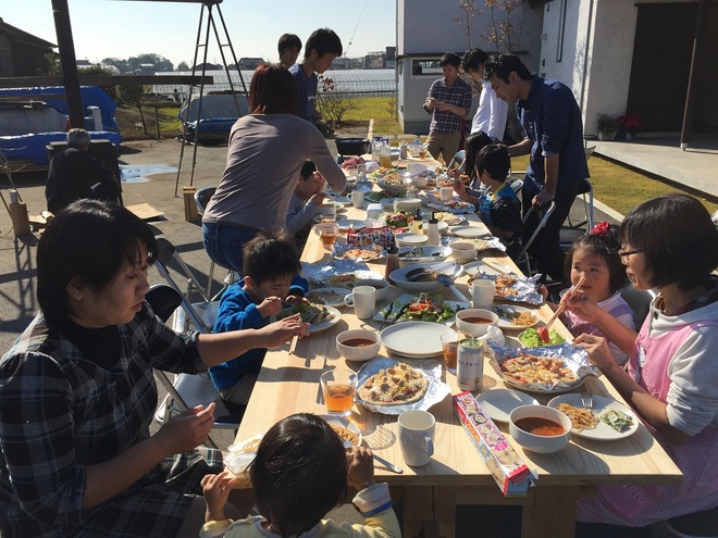 住宅モデルハウスでのお食事会